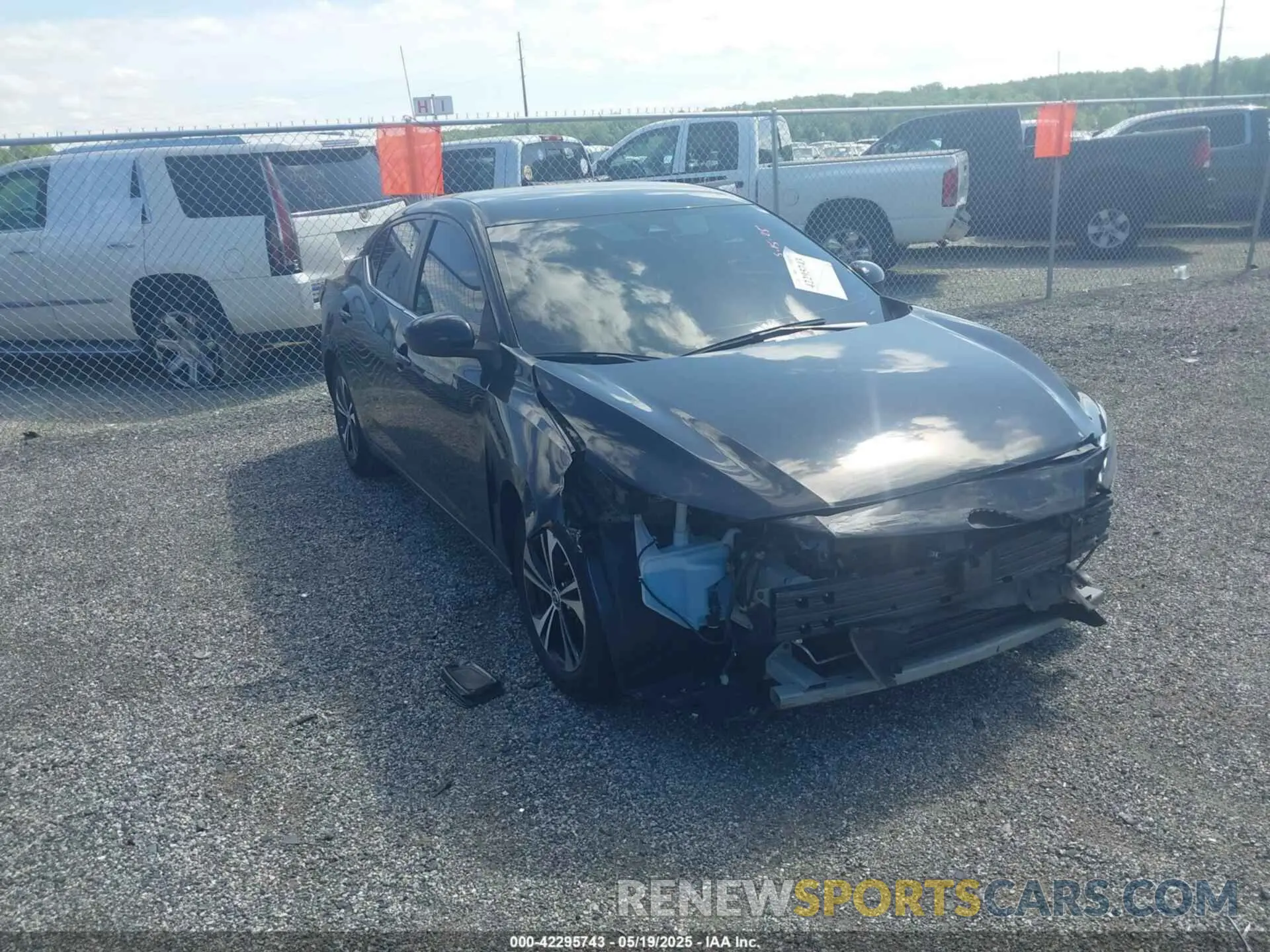 1 Photograph of a damaged car 3N1AB8CV3NY269663 NISSAN SENTRA 2022