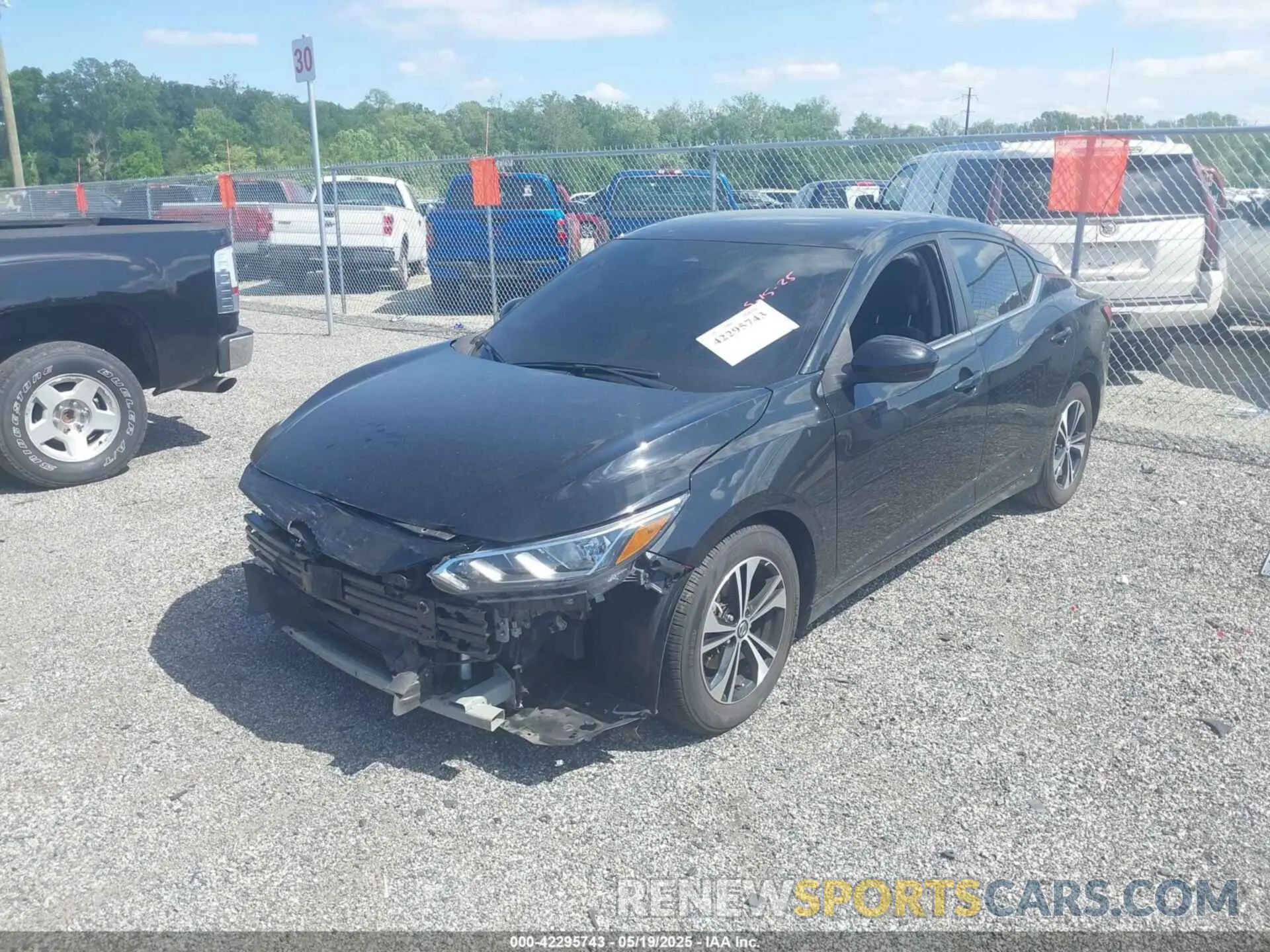 2 Photograph of a damaged car 3N1AB8CV3NY269663 NISSAN SENTRA 2022