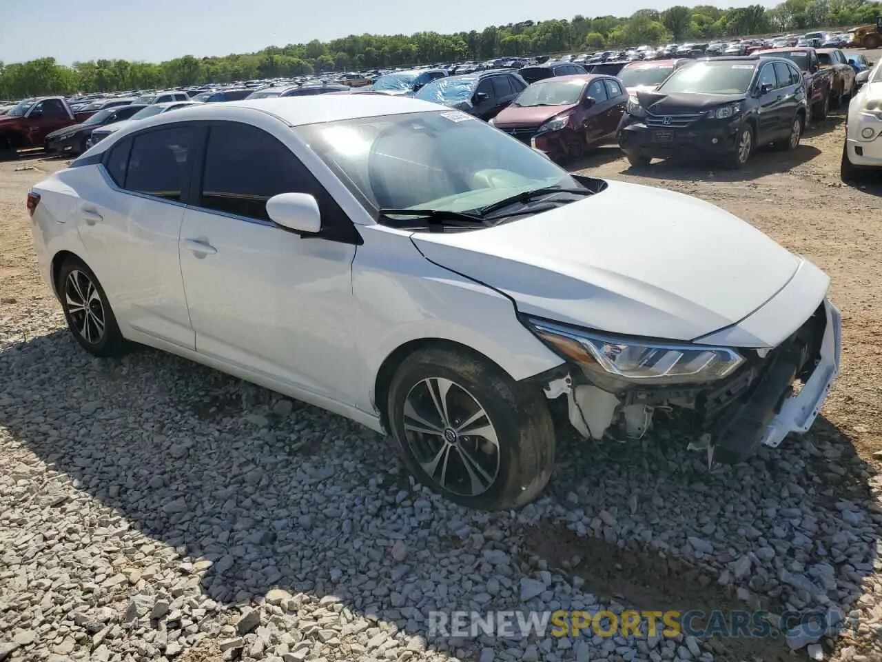 4 Photograph of a damaged car 3N1AB8CV3NY272322 NISSAN SENTRA 2022