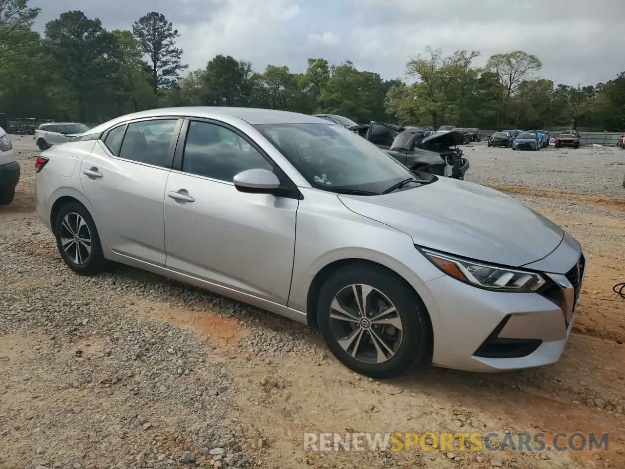 4 Photograph of a damaged car 3N1AB8CV3NY273017 NISSAN SENTRA 2022