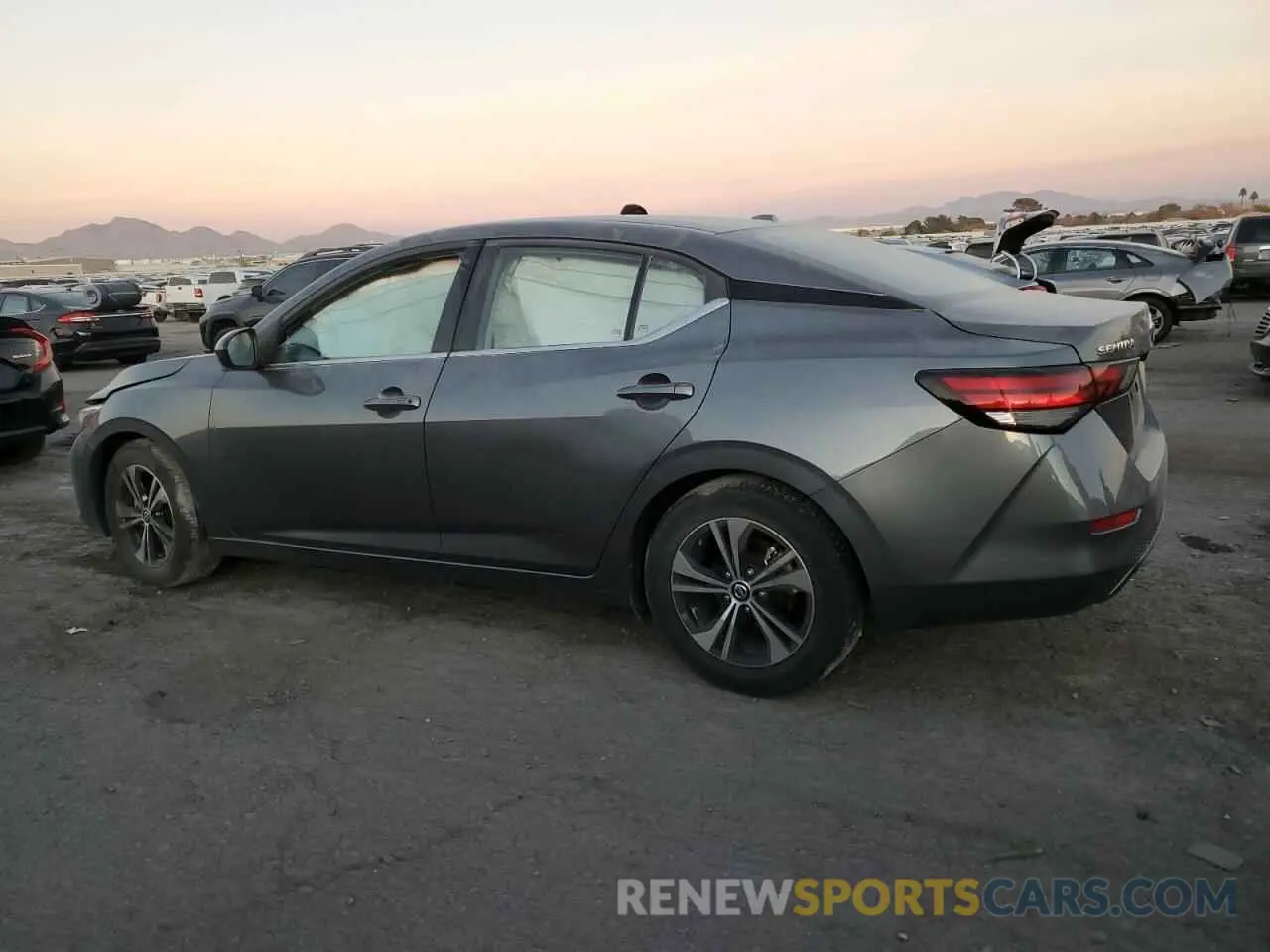 2 Photograph of a damaged car 3N1AB8CV3NY285443 NISSAN SENTRA 2022