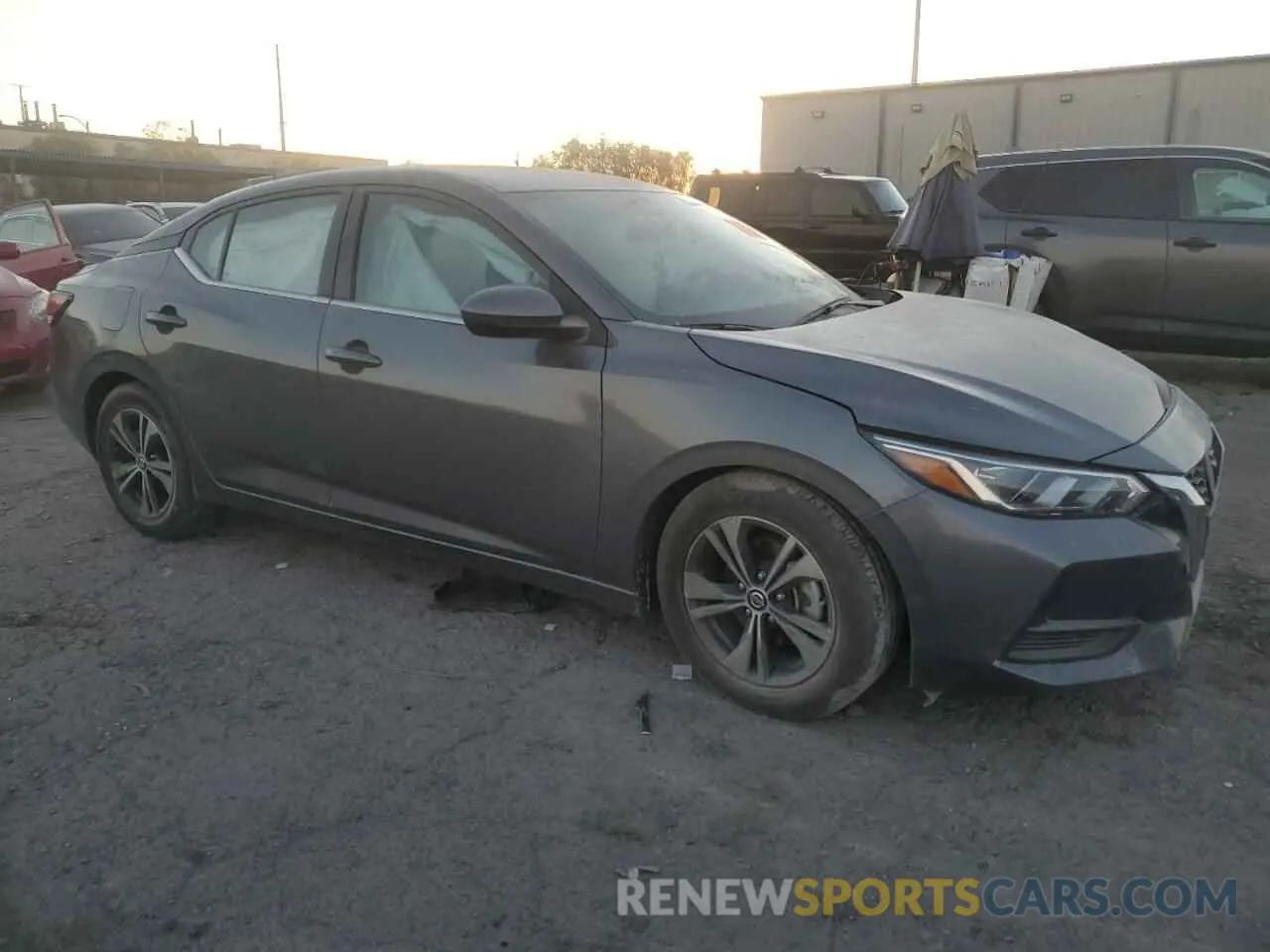 4 Photograph of a damaged car 3N1AB8CV3NY285443 NISSAN SENTRA 2022