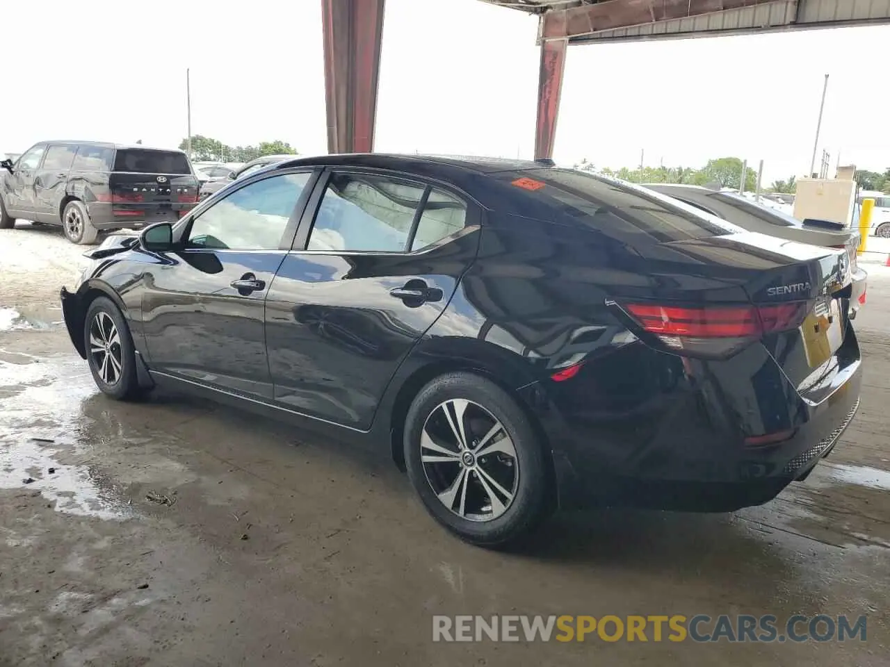 2 Photograph of a damaged car 3N1AB8CV3NY298872 NISSAN SENTRA 2022
