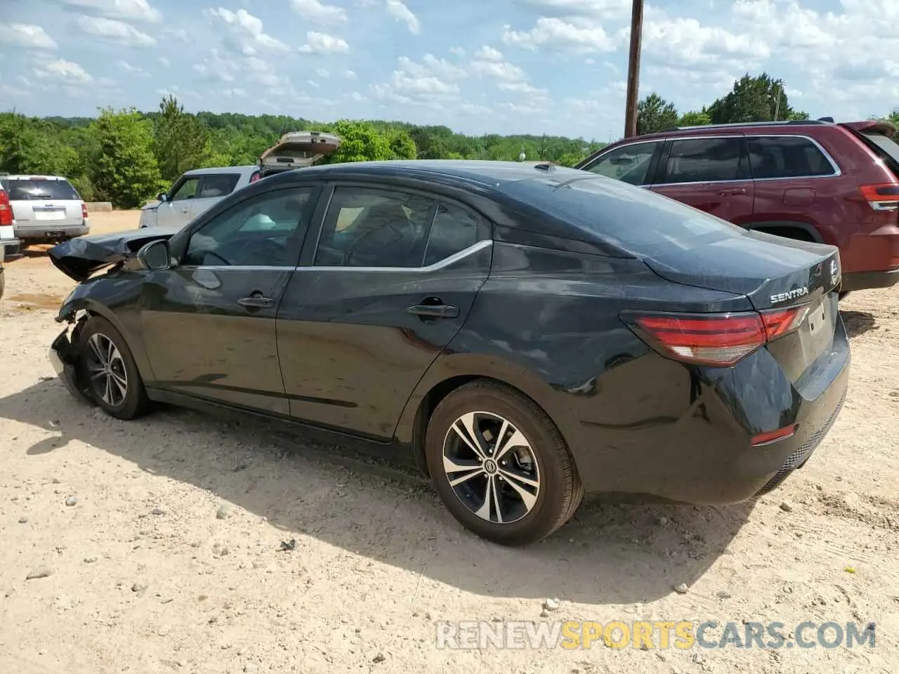 2 Photograph of a damaged car 3N1AB8CV3NY306520 NISSAN SENTRA 2022