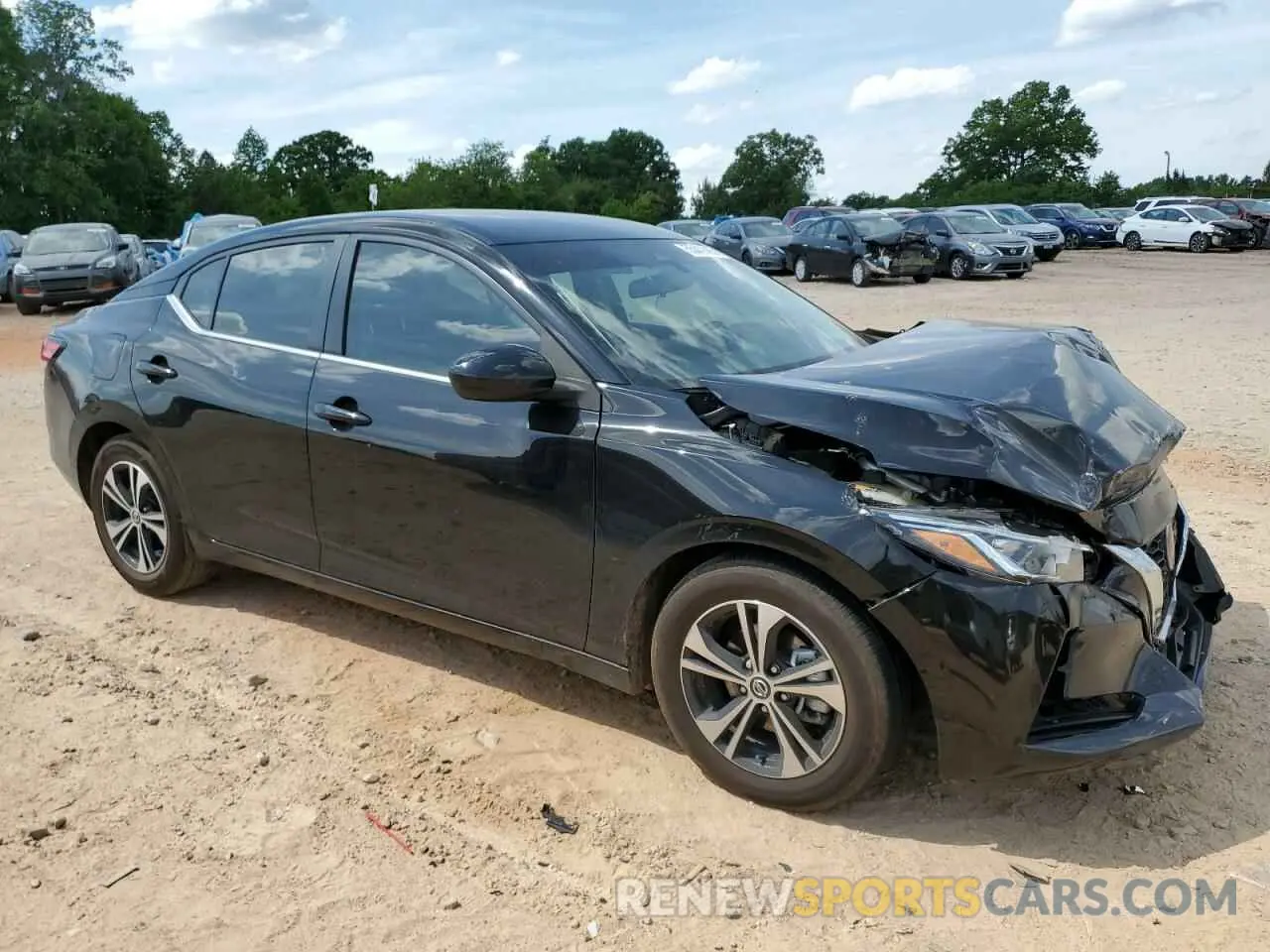 4 Photograph of a damaged car 3N1AB8CV3NY306520 NISSAN SENTRA 2022