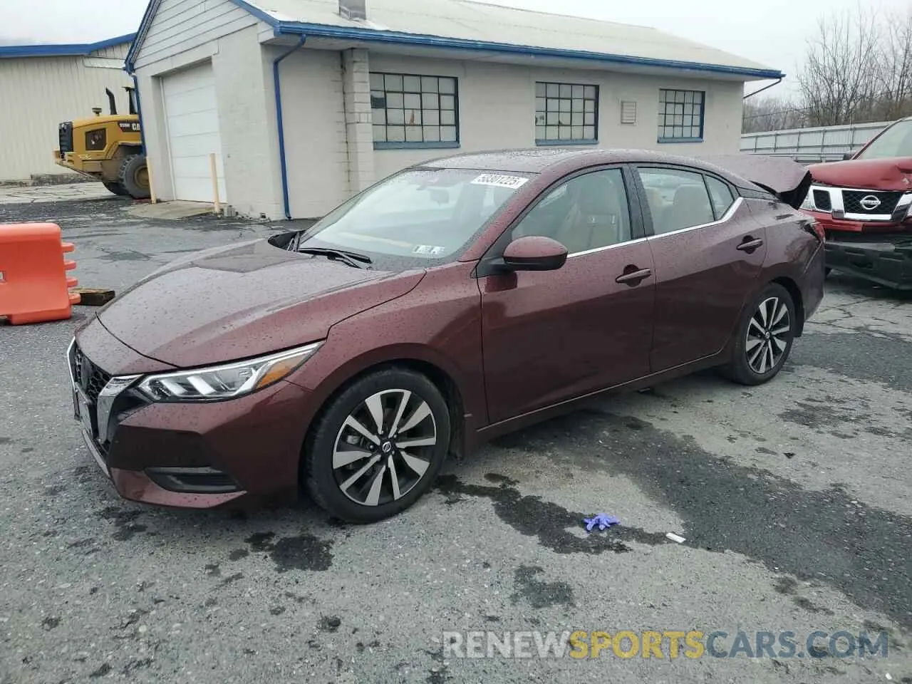 1 Photograph of a damaged car 3N1AB8CV3NY306596 NISSAN SENTRA 2022