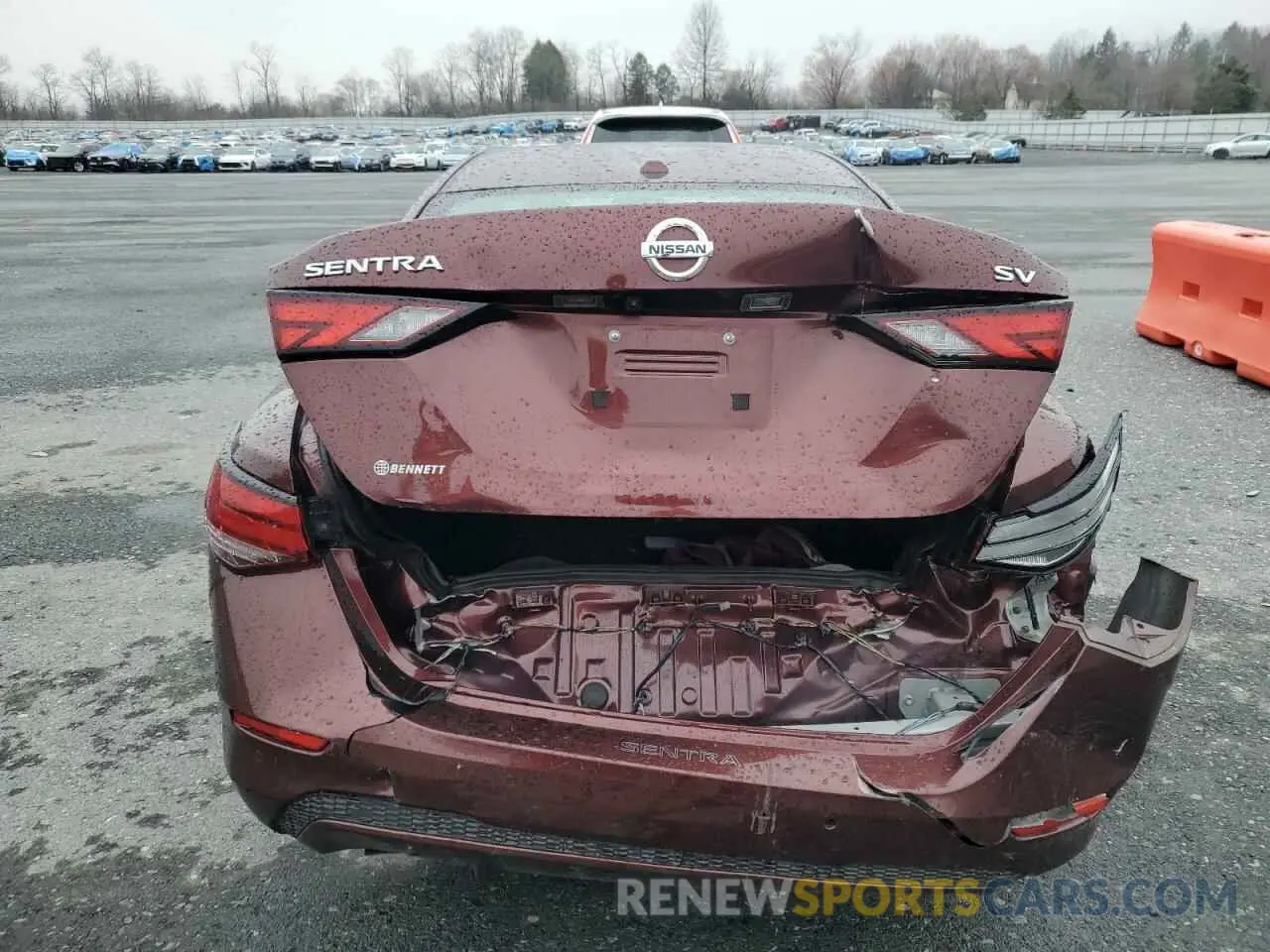 6 Photograph of a damaged car 3N1AB8CV3NY306596 NISSAN SENTRA 2022