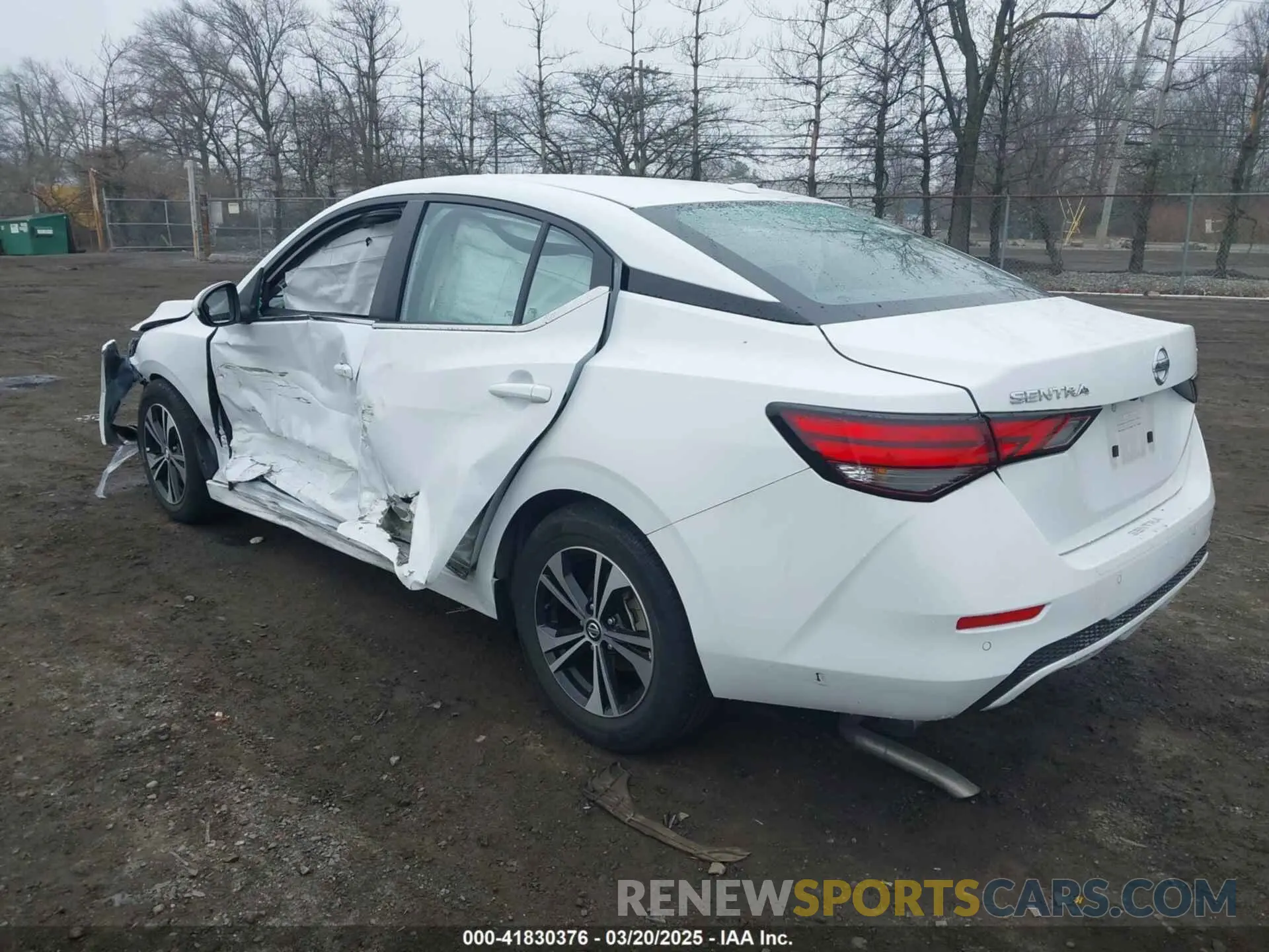 3 Photograph of a damaged car 3N1AB8CV3NY307506 NISSAN SENTRA 2022