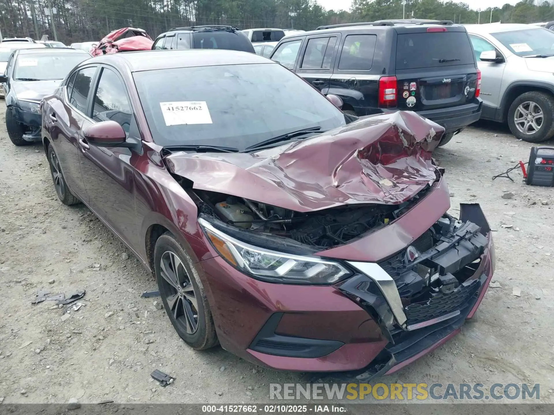 13 Photograph of a damaged car 3N1AB8CV3NY310065 NISSAN SENTRA 2022