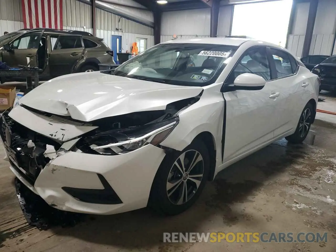 1 Photograph of a damaged car 3N1AB8CV4NY202506 NISSAN SENTRA 2022