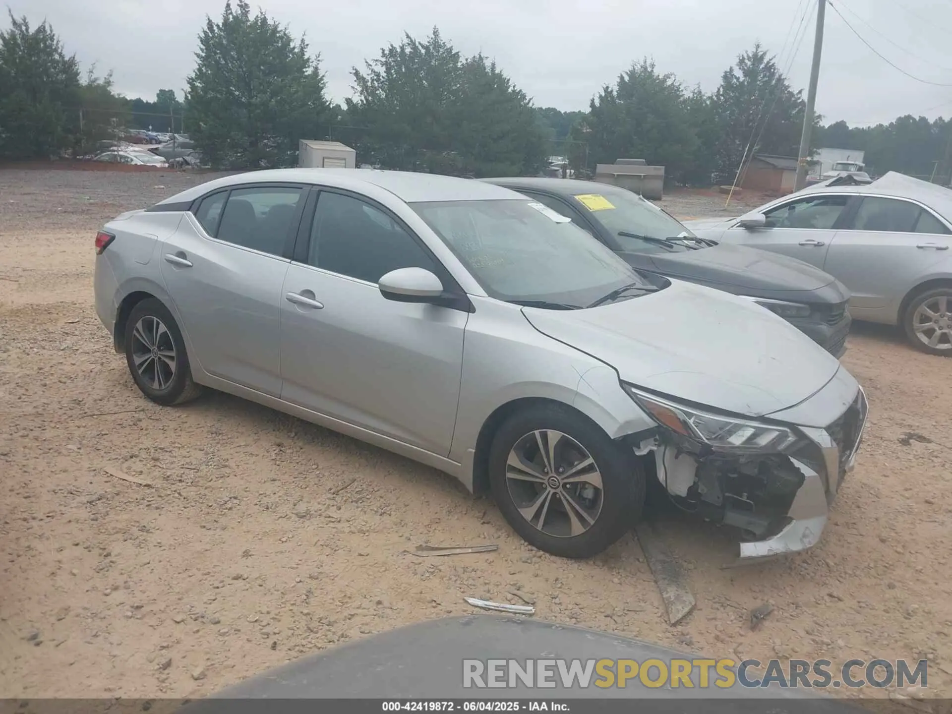 1 Photograph of a damaged car 3N1AB8CV4NY206684 NISSAN SENTRA 2022