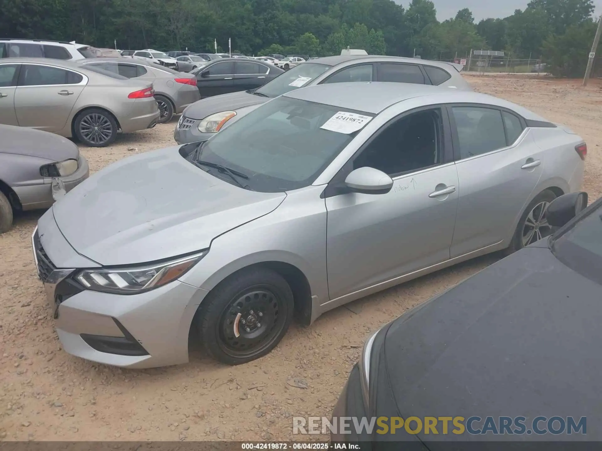 2 Photograph of a damaged car 3N1AB8CV4NY206684 NISSAN SENTRA 2022