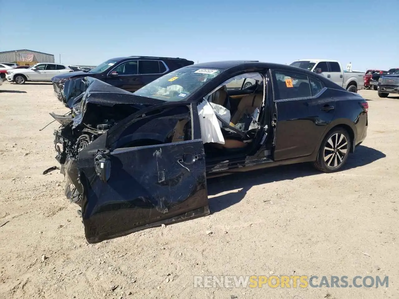 1 Photograph of a damaged car 3N1AB8CV4NY215370 NISSAN SENTRA 2022