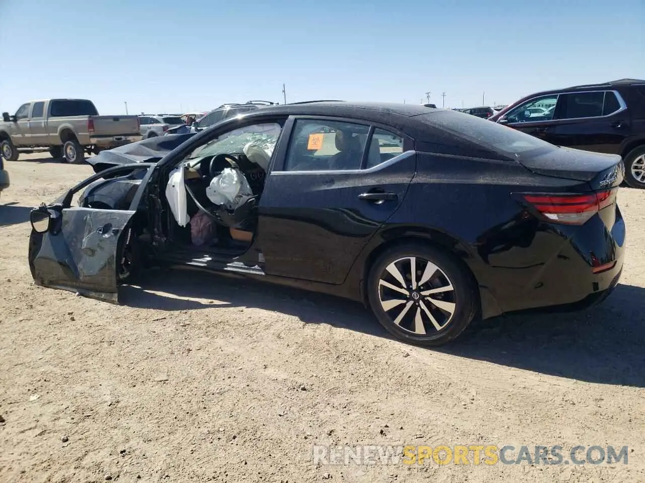 2 Photograph of a damaged car 3N1AB8CV4NY215370 NISSAN SENTRA 2022