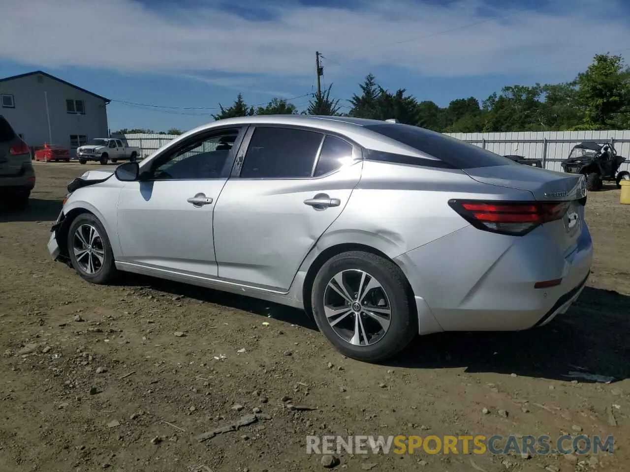 2 Photograph of a damaged car 3N1AB8CV4NY215577 NISSAN SENTRA 2022