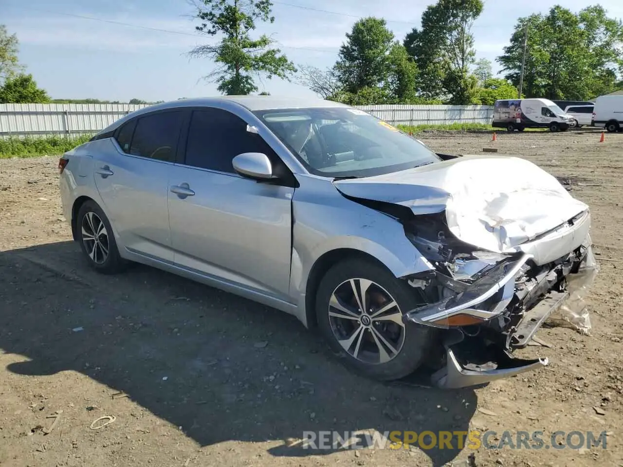 4 Photograph of a damaged car 3N1AB8CV4NY215577 NISSAN SENTRA 2022
