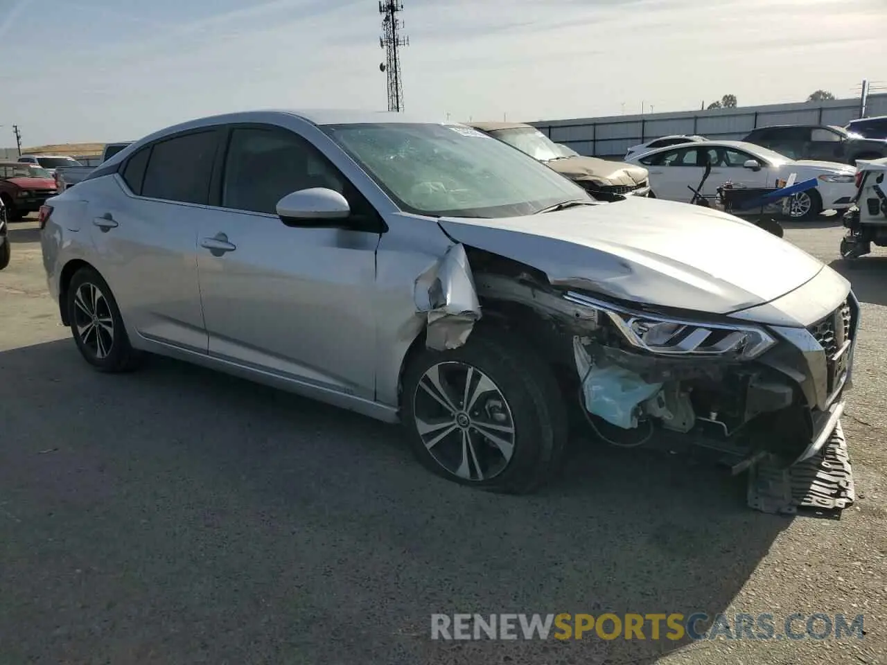 4 Photograph of a damaged car 3N1AB8CV4NY232766 NISSAN SENTRA 2022