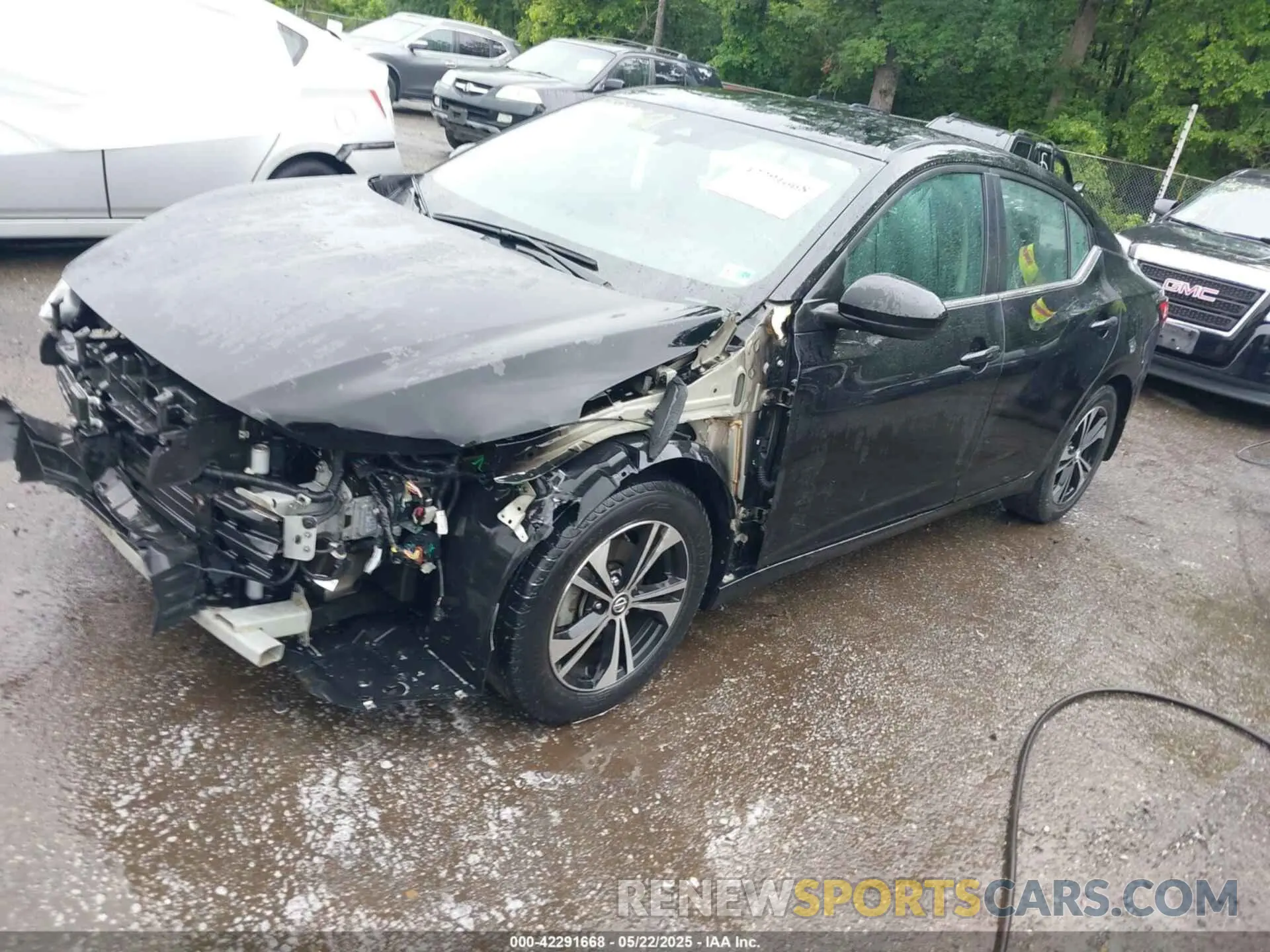 2 Photograph of a damaged car 3N1AB8CV4NY233481 NISSAN SENTRA 2022