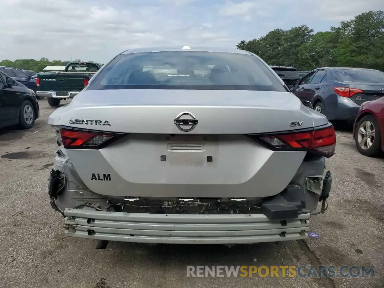 6 Photograph of a damaged car 3N1AB8CV4NY254802 NISSAN SENTRA 2022