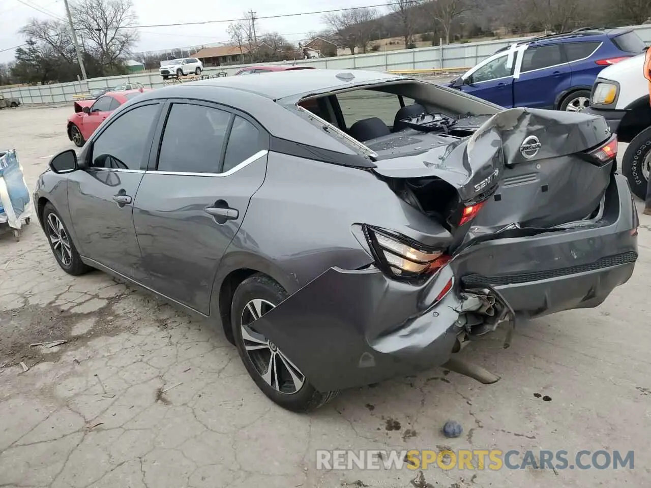 2 Photograph of a damaged car 3N1AB8CV4NY255531 NISSAN SENTRA 2022