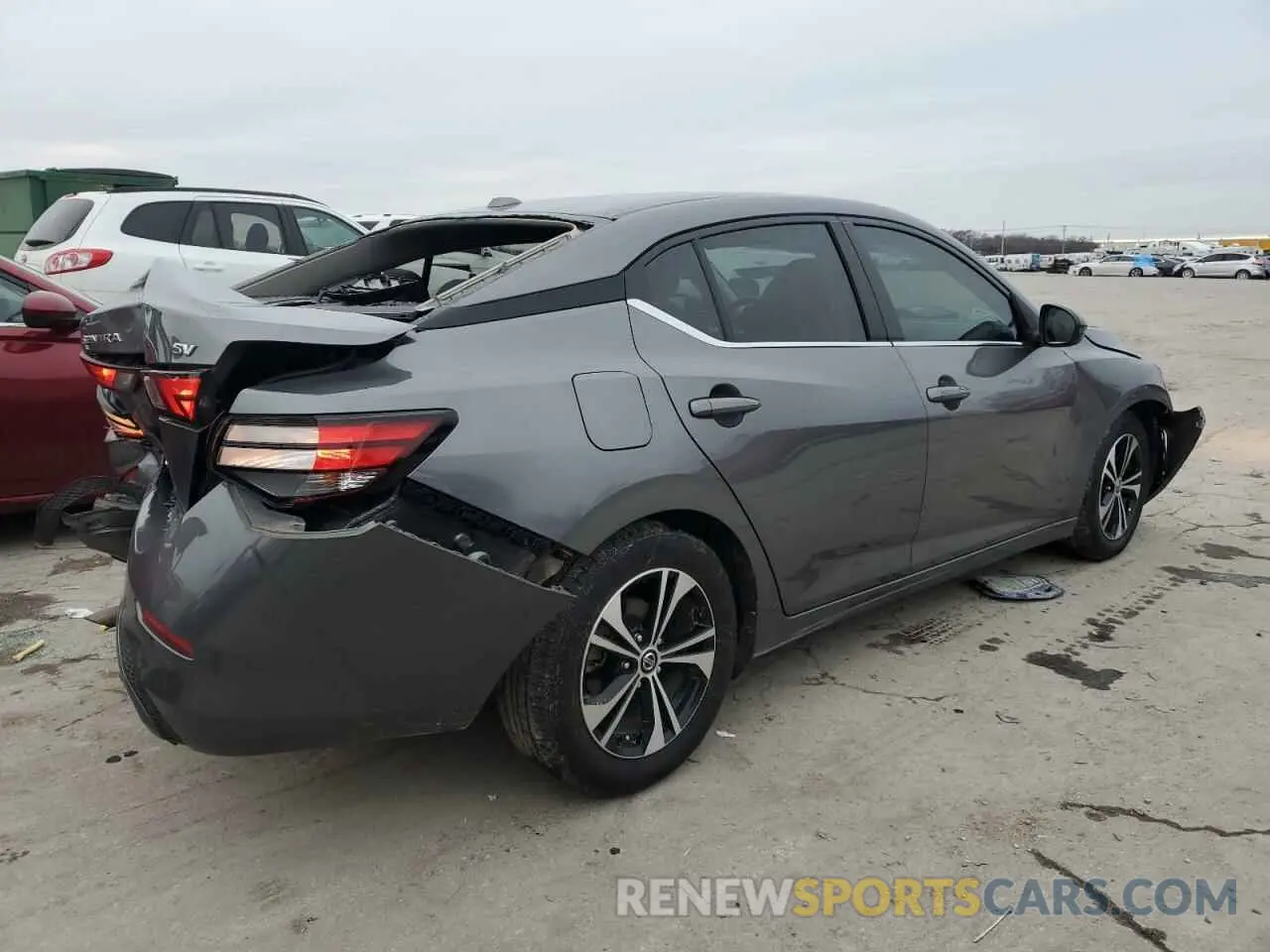 3 Photograph of a damaged car 3N1AB8CV4NY255531 NISSAN SENTRA 2022