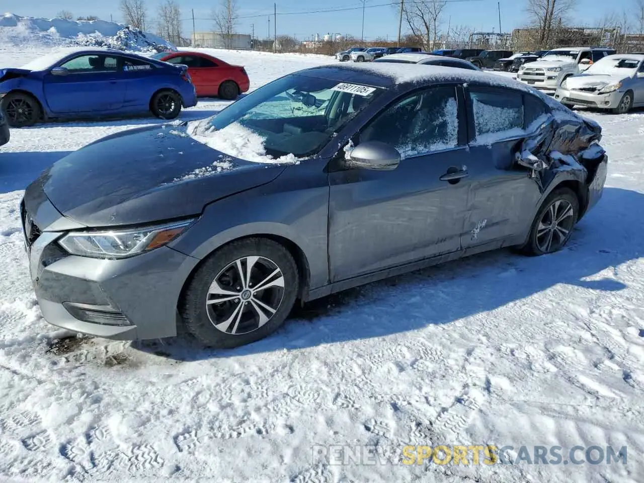 1 Photograph of a damaged car 3N1AB8CV4NY260843 NISSAN SENTRA 2022