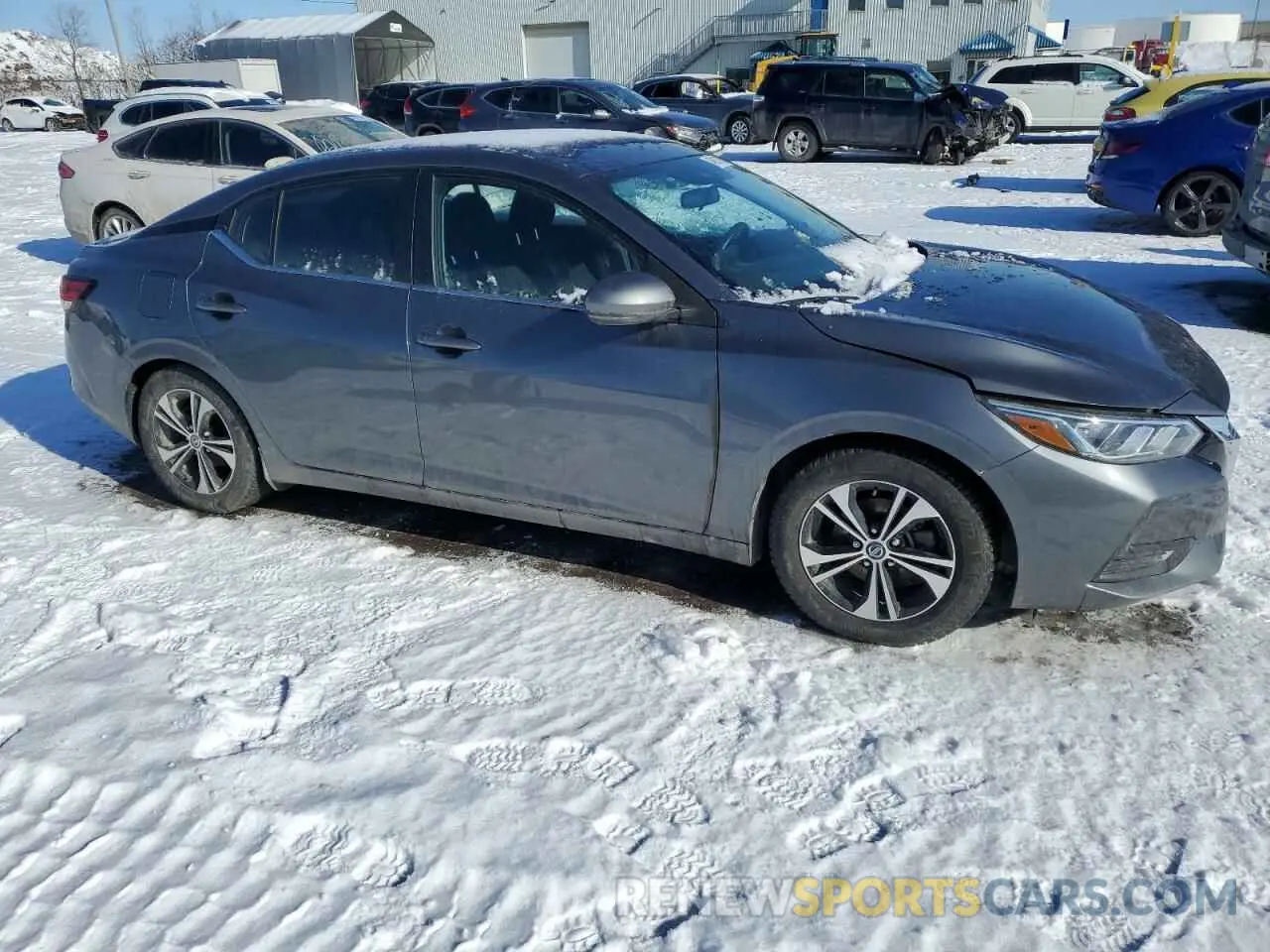 4 Photograph of a damaged car 3N1AB8CV4NY260843 NISSAN SENTRA 2022