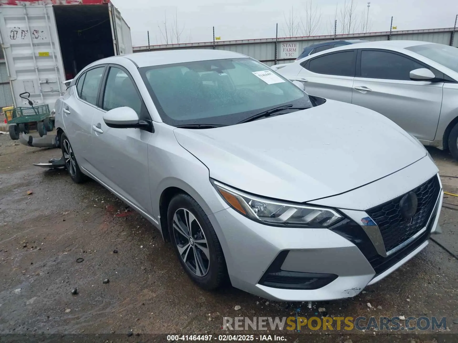 1 Photograph of a damaged car 3N1AB8CV4NY265427 NISSAN SENTRA 2022