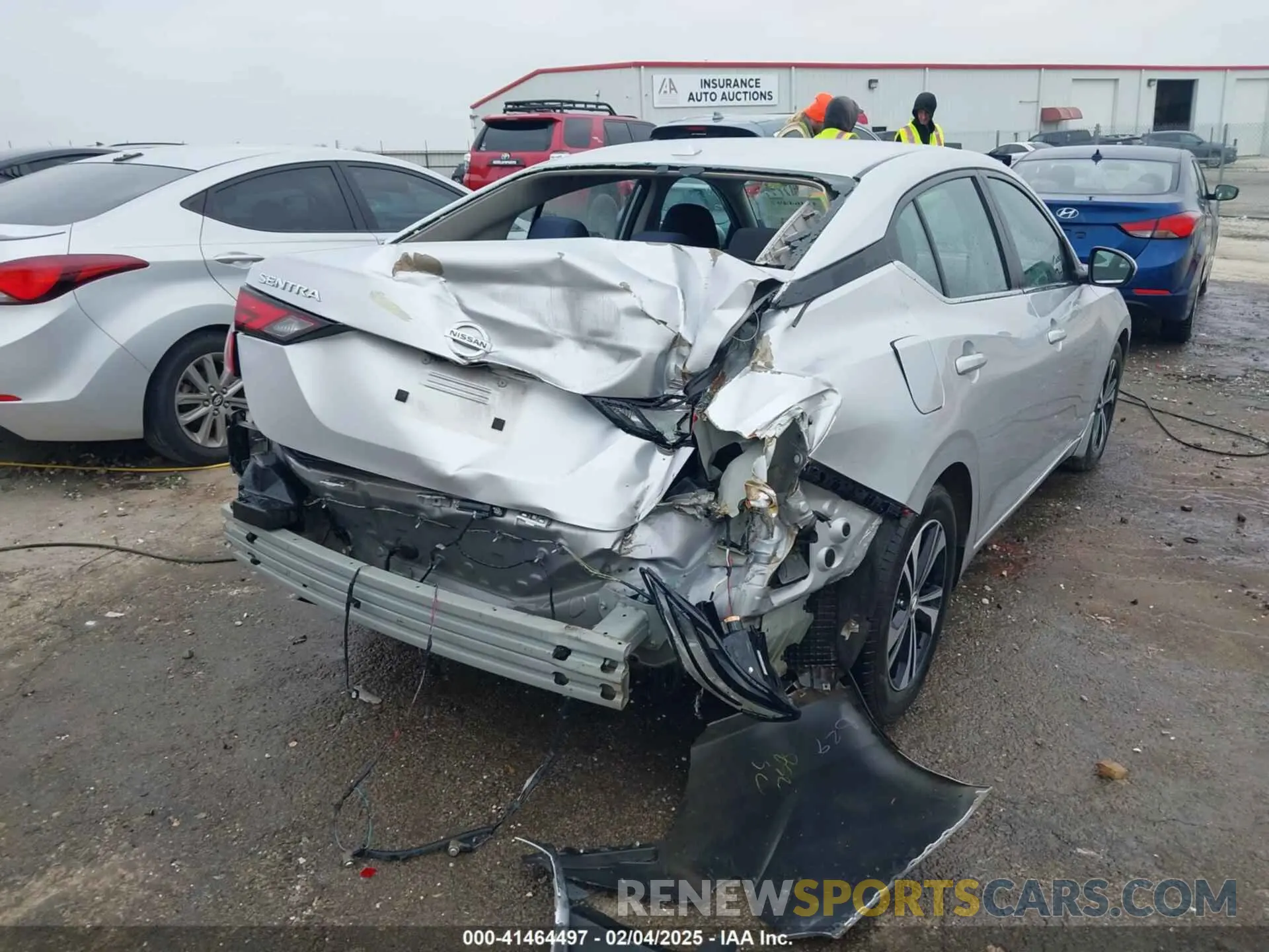 4 Photograph of a damaged car 3N1AB8CV4NY265427 NISSAN SENTRA 2022