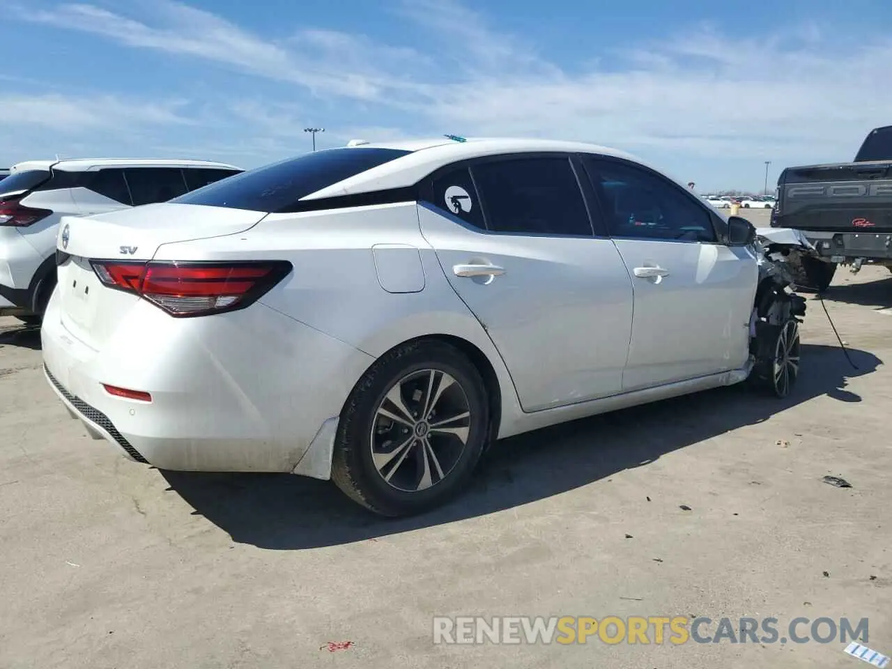 3 Photograph of a damaged car 3N1AB8CV4NY266951 NISSAN SENTRA 2022