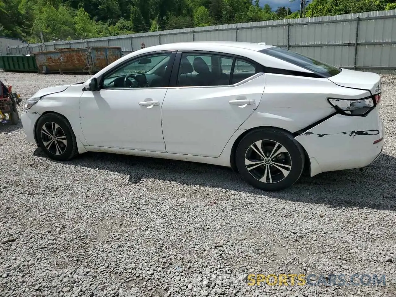 2 Photograph of a damaged car 3N1AB8CV4NY271003 NISSAN SENTRA 2022