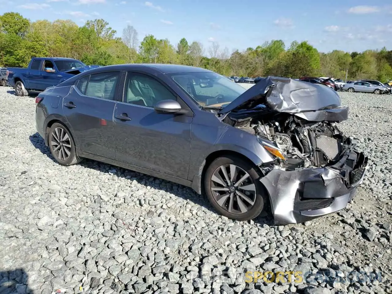 4 Photograph of a damaged car 3N1AB8CV4NY278923 NISSAN SENTRA 2022