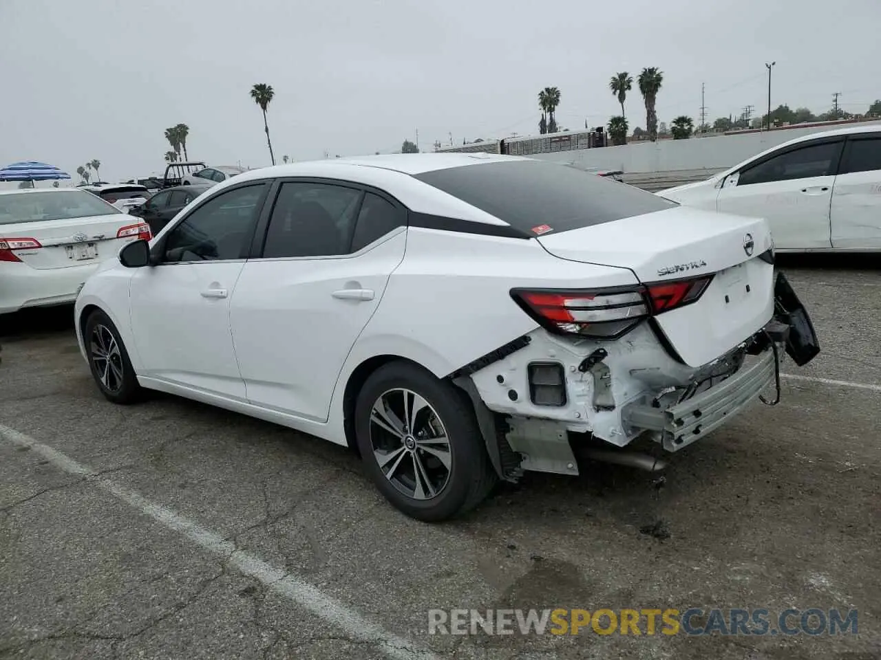 2 Photograph of a damaged car 3N1AB8CV4NY285726 NISSAN SENTRA 2022