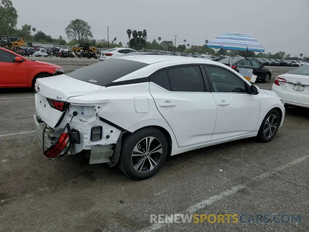 3 Photograph of a damaged car 3N1AB8CV4NY285726 NISSAN SENTRA 2022