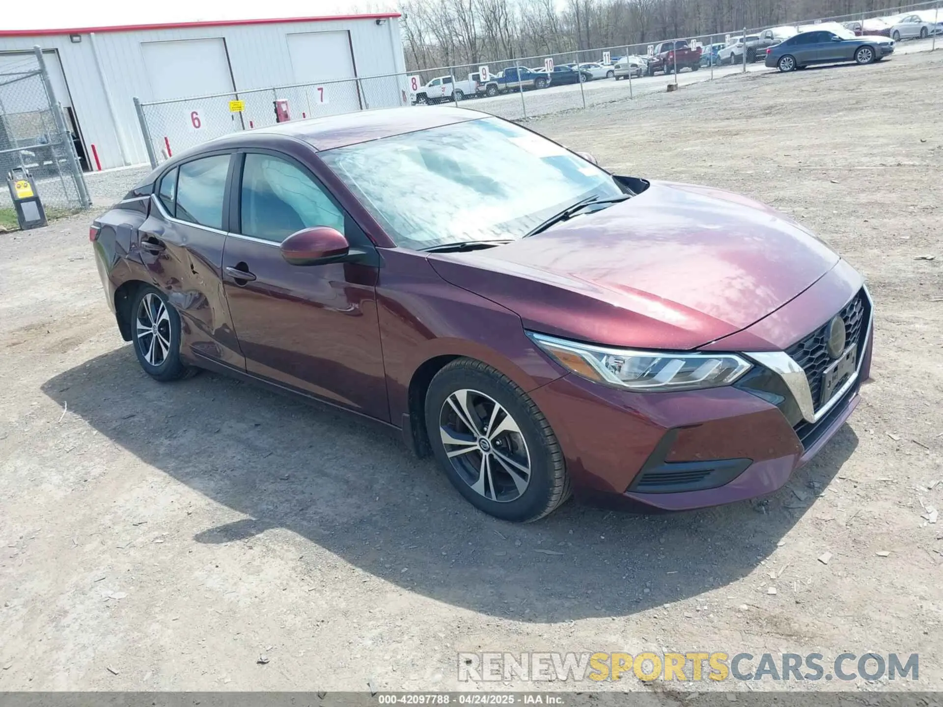 1 Photograph of a damaged car 3N1AB8CV4NY309779 NISSAN SENTRA 2022