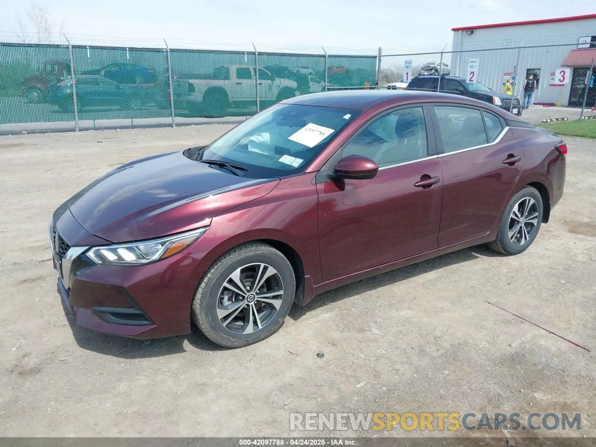 2 Photograph of a damaged car 3N1AB8CV4NY309779 NISSAN SENTRA 2022