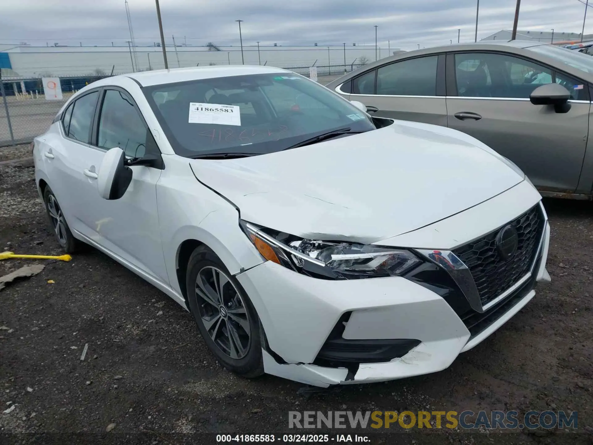 1 Photograph of a damaged car 3N1AB8CV4NY317817 NISSAN SENTRA 2022