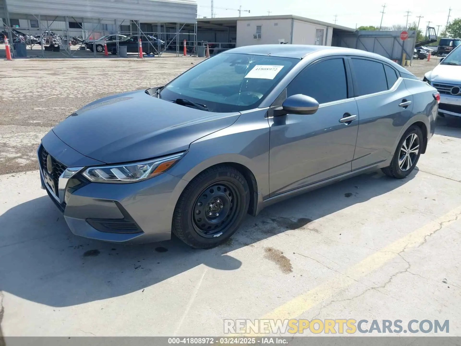 2 Photograph of a damaged car 3N1AB8CV5NY210243 NISSAN SENTRA 2022