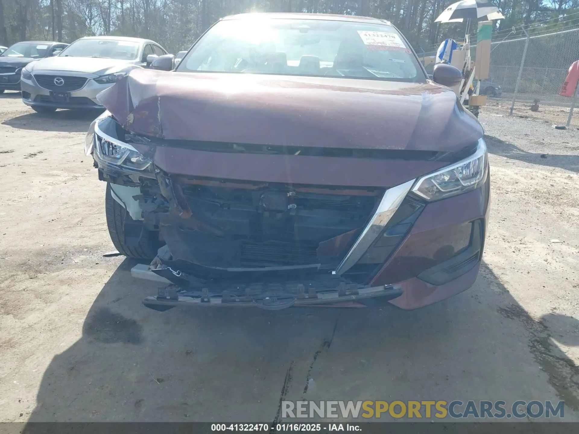 6 Photograph of a damaged car 3N1AB8CV5NY221159 NISSAN SENTRA 2022