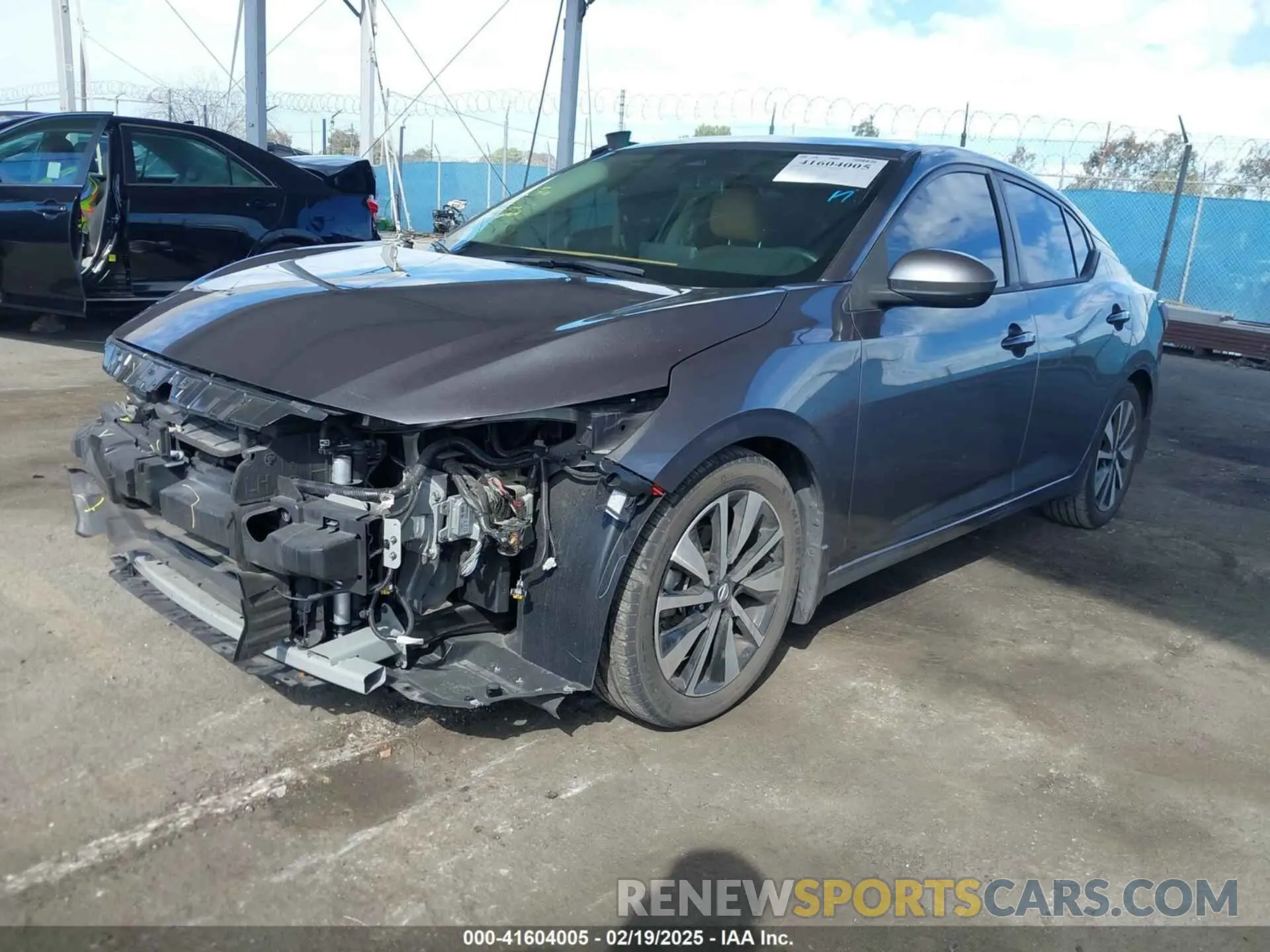 2 Photograph of a damaged car 3N1AB8CV5NY221288 NISSAN SENTRA 2022