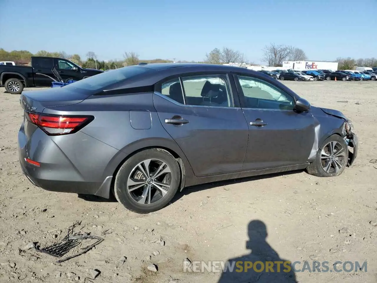 3 Photograph of a damaged car 3N1AB8CV5NY233389 NISSAN SENTRA 2022