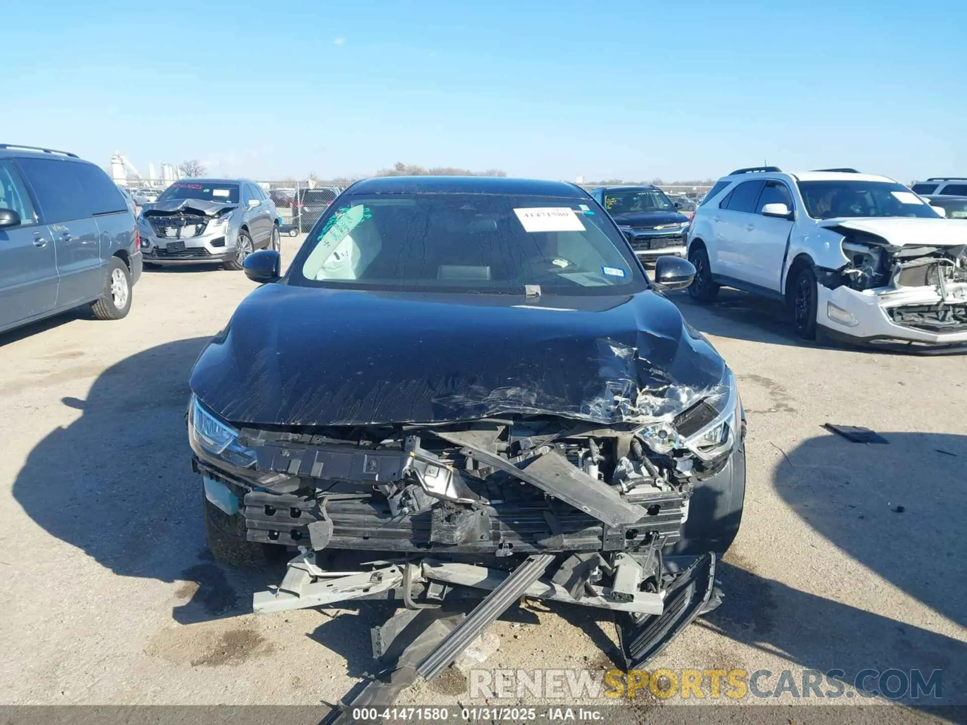 12 Photograph of a damaged car 3N1AB8CV5NY236213 NISSAN SENTRA 2022
