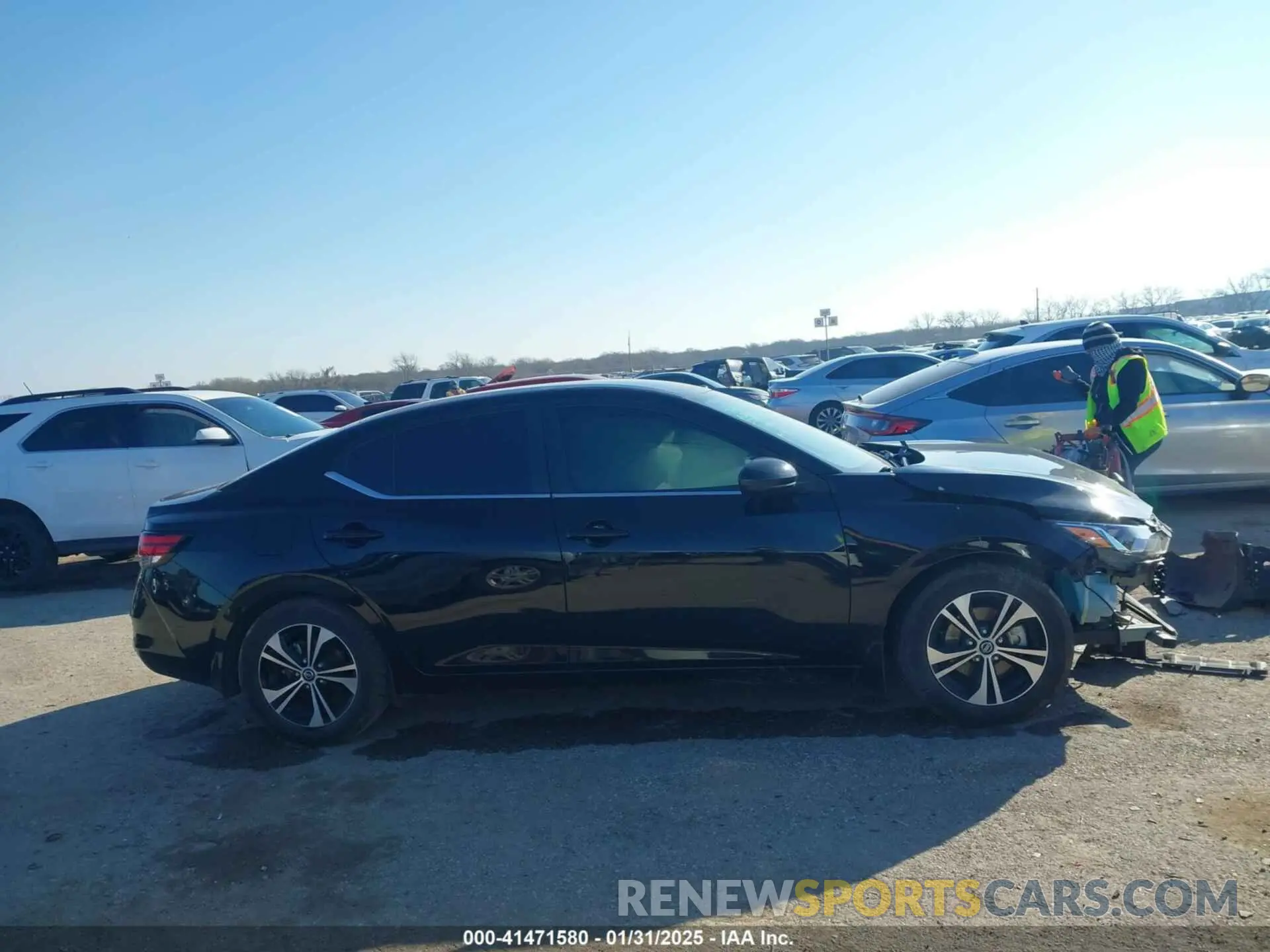 13 Photograph of a damaged car 3N1AB8CV5NY236213 NISSAN SENTRA 2022