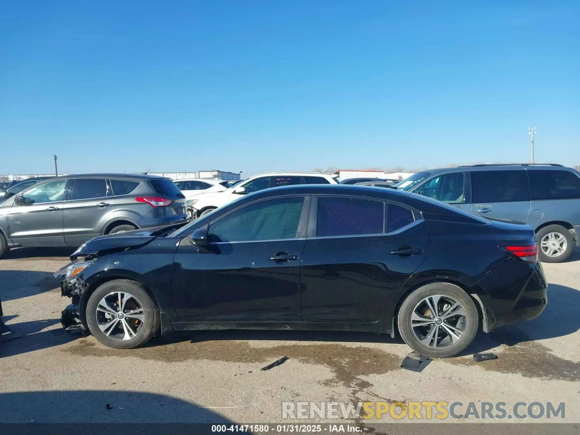 14 Photograph of a damaged car 3N1AB8CV5NY236213 NISSAN SENTRA 2022