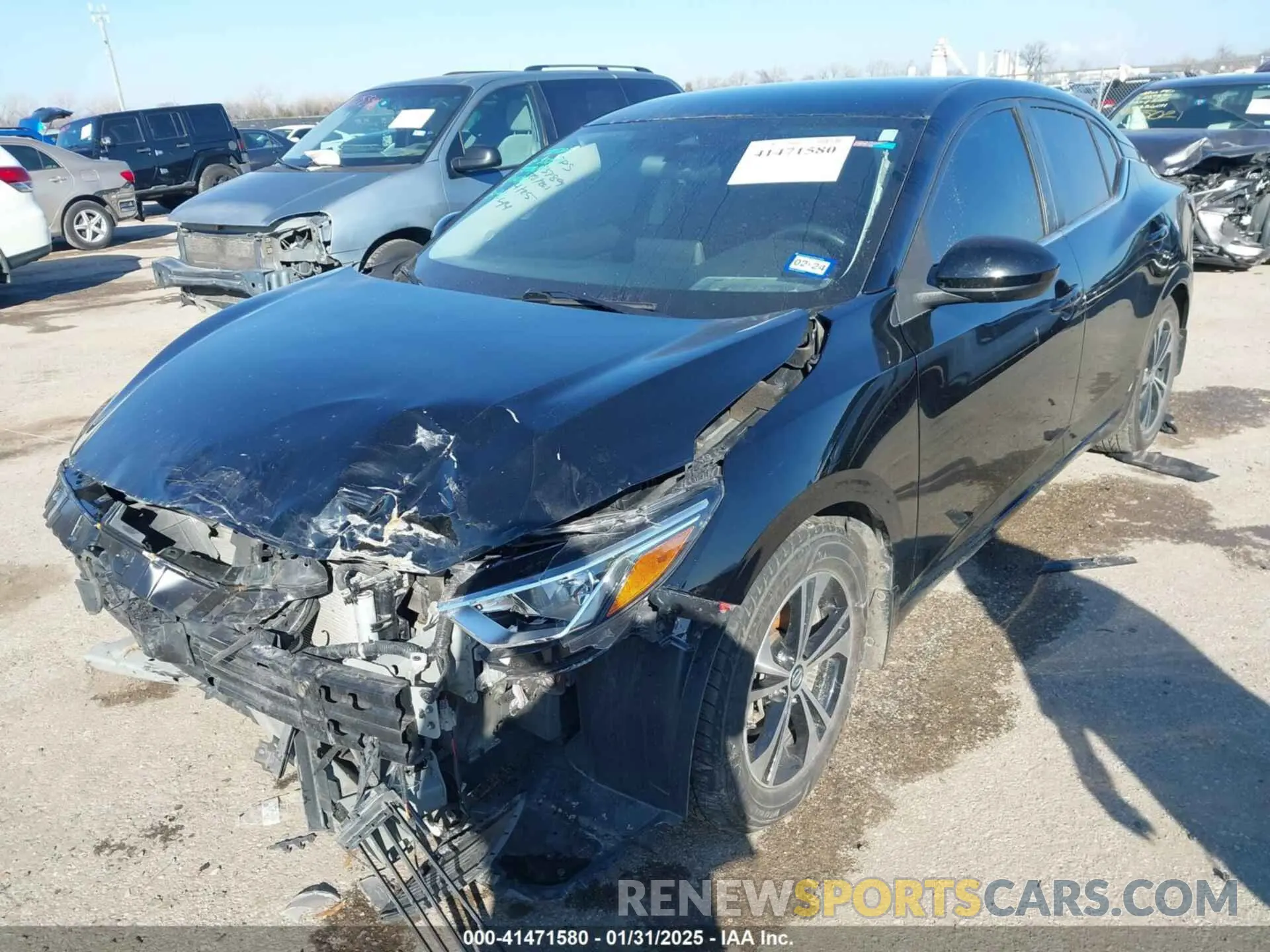 6 Photograph of a damaged car 3N1AB8CV5NY236213 NISSAN SENTRA 2022