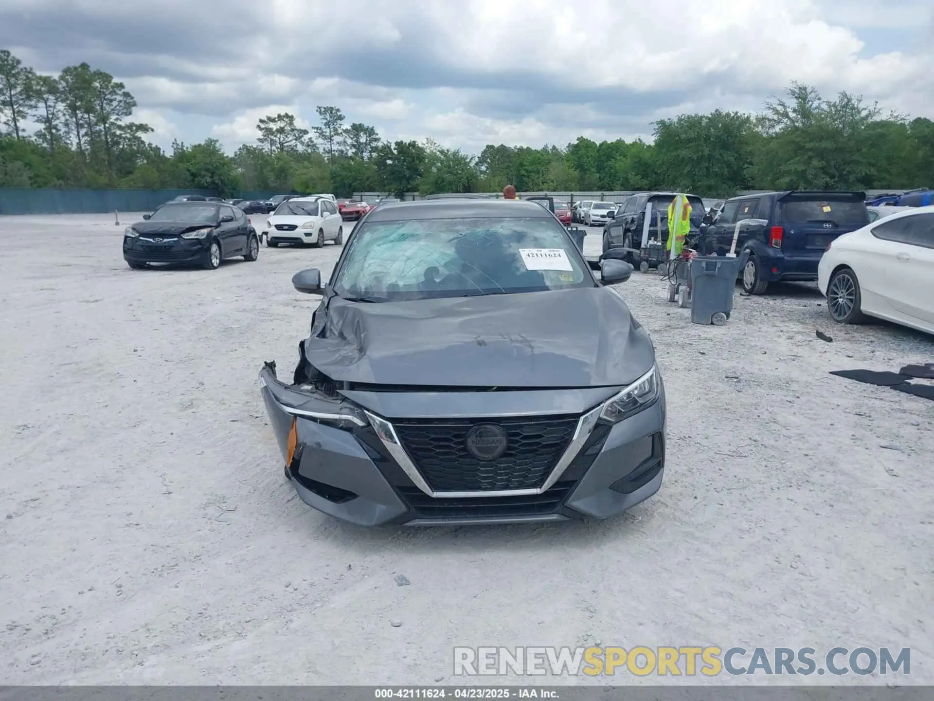 12 Photograph of a damaged car 3N1AB8CV5NY246109 NISSAN SENTRA 2022
