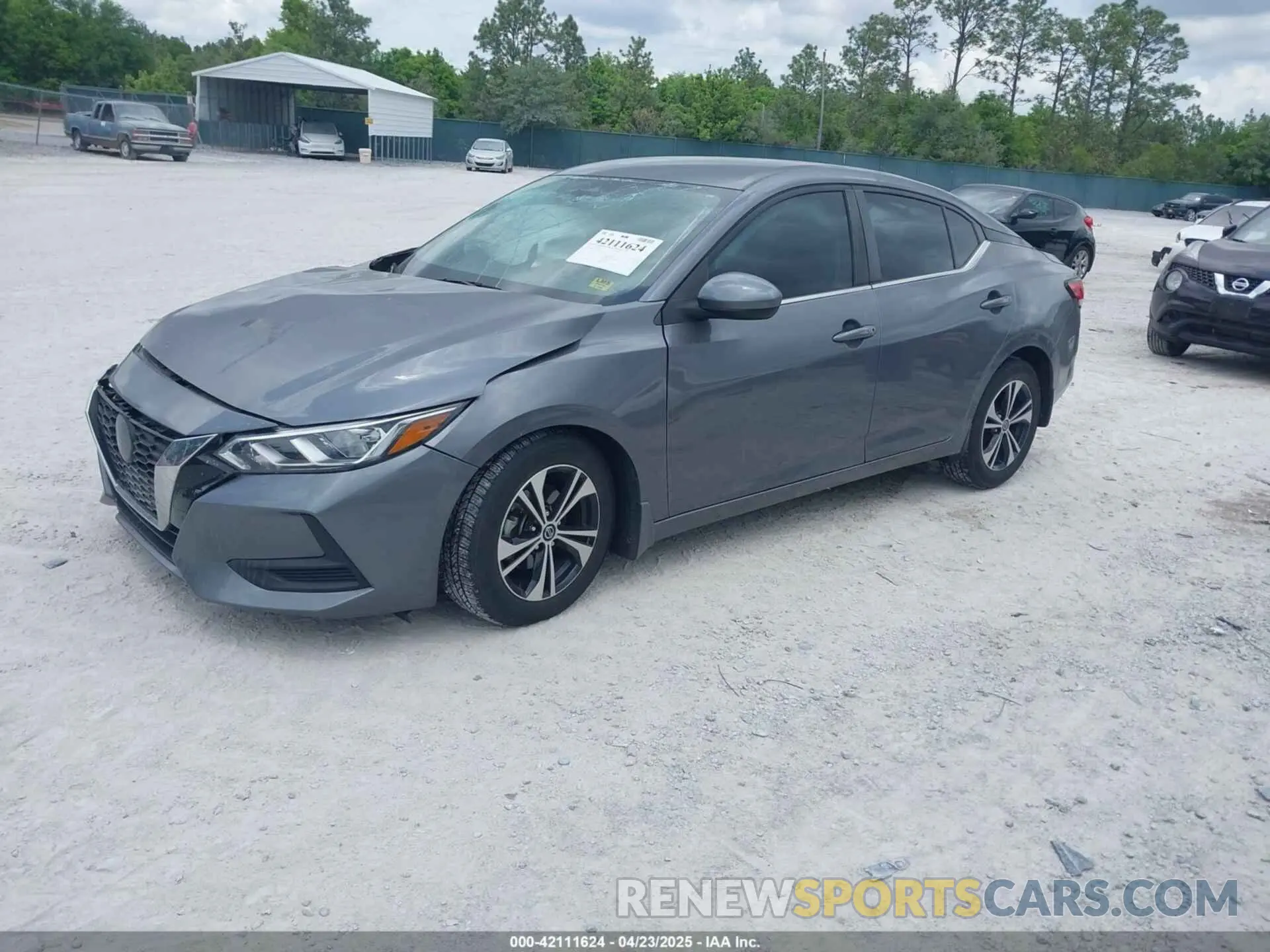 2 Photograph of a damaged car 3N1AB8CV5NY246109 NISSAN SENTRA 2022