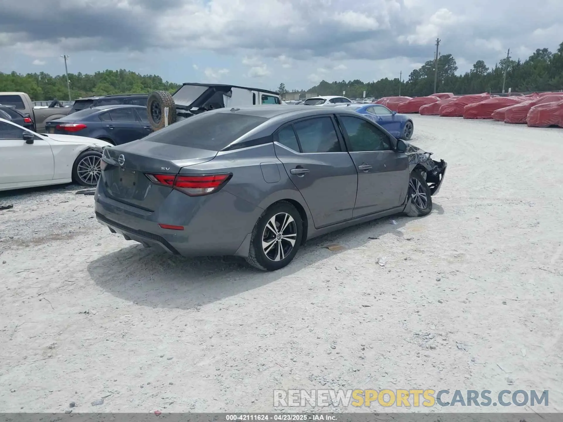 4 Photograph of a damaged car 3N1AB8CV5NY246109 NISSAN SENTRA 2022