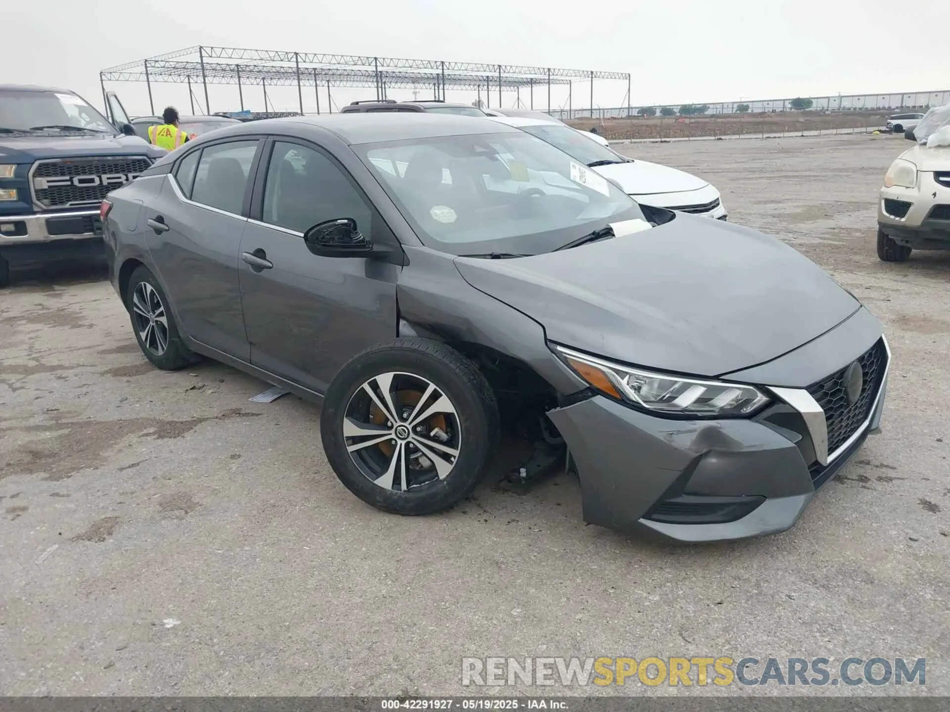 1 Photograph of a damaged car 3N1AB8CV5NY255103 NISSAN SENTRA 2022