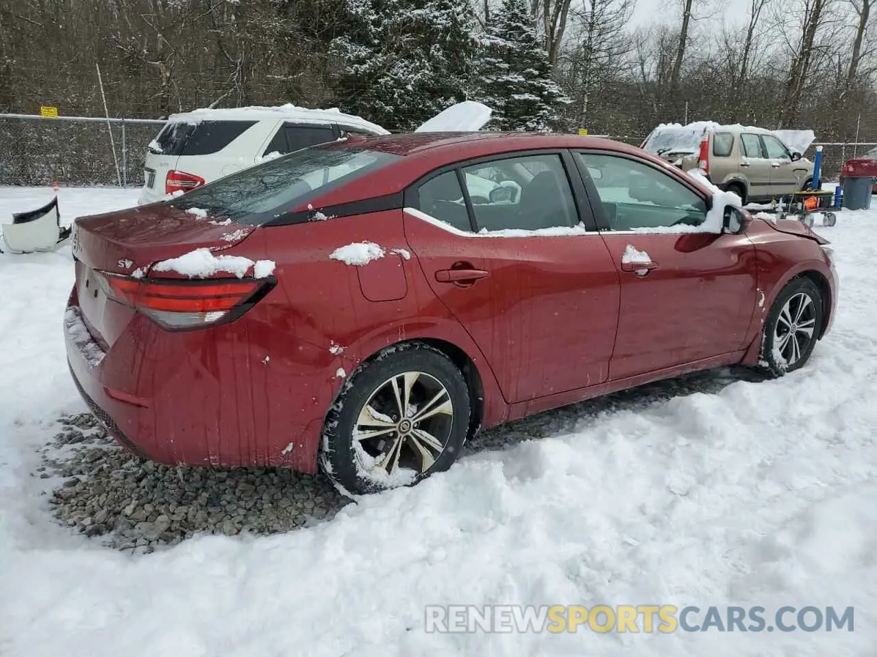 3 Photograph of a damaged car 3N1AB8CV5NY257983 NISSAN SENTRA 2022